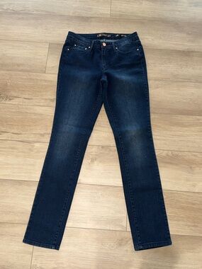Kim Kardasdhian Dark Blue Women's Straight-Leg Jeans curvy skinny size 10 NWOT